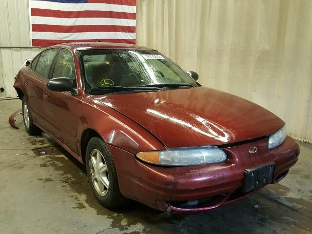 1G3NL52F53C252647 - 2003 OLDSMOBILE ALERO GL MAROON photo 1