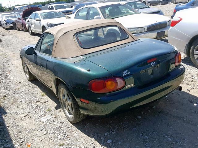 JM1NB3538Y0142676 - 2000 MAZDA MX-5 MIATA GREEN photo 3