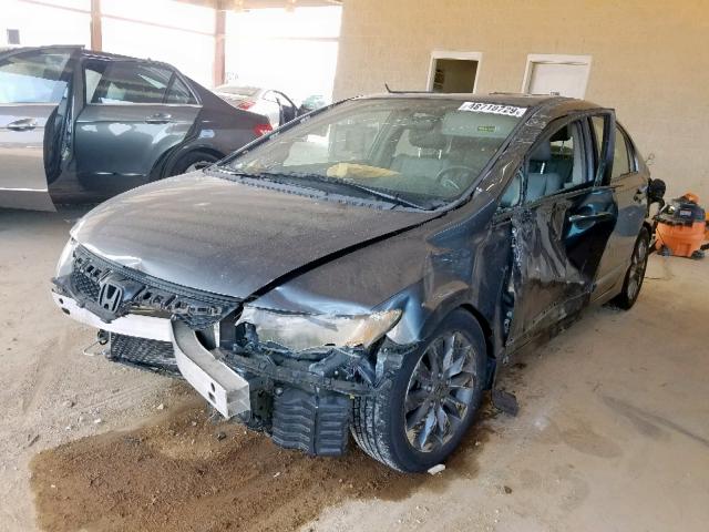 2HGFA16959H344503 - 2009 HONDA CIVIC EXL 灰色 照片 2