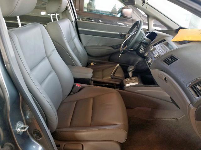 2HGFA16959H344503 - 2009 HONDA CIVIC EXL 灰色 照片 5