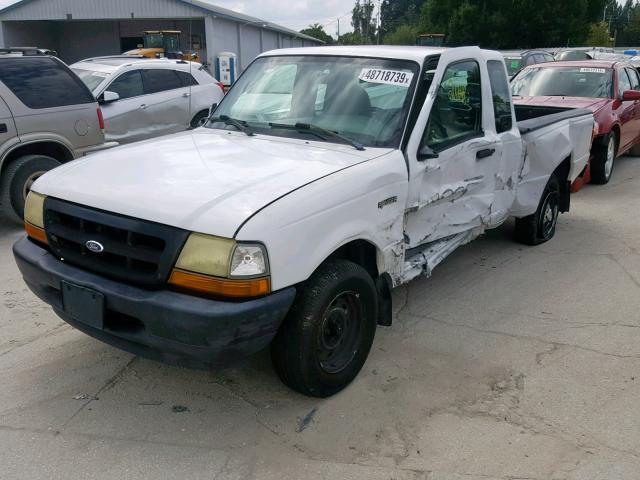 1FTYR14V1YTA40747 - 2000 FORD RANGER SUP WHITE photo 2