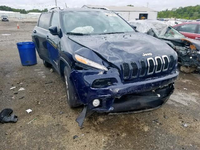 1C4PJMCB6FW714575 - 2015 JEEP CHEROKEE L BLUE photo 1