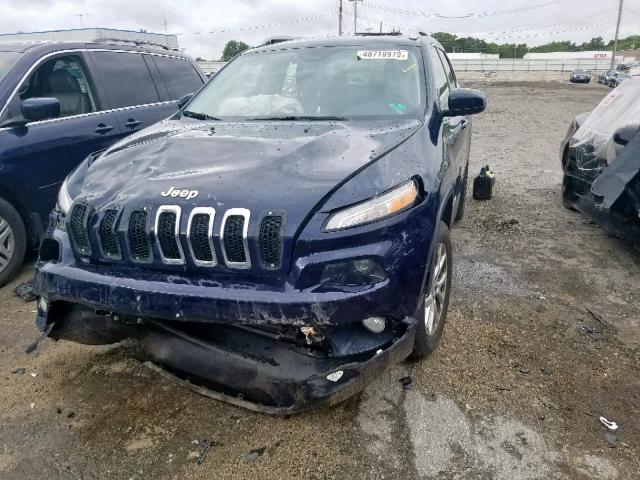 1C4PJMCB6FW714575 - 2015 JEEP CHEROKEE L BLUE photo 2