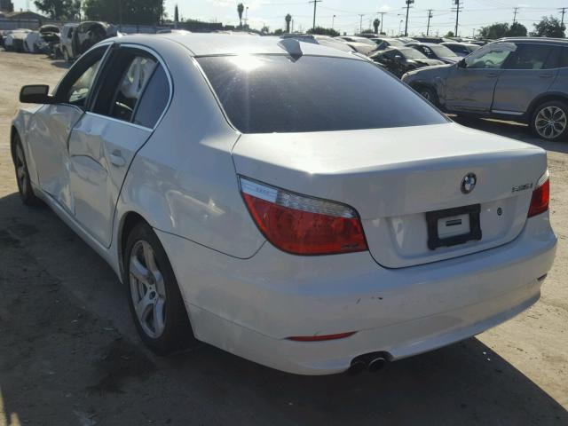 WBANW13538CZ84284 - 2008 BMW 535 I WHITE photo 3