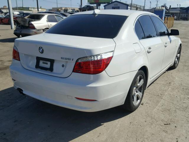 WBANW13538CZ84284 - 2008 BMW 535 I WHITE photo 4