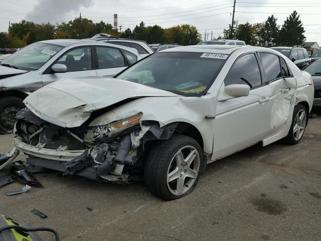 19UUA662X4A020073 - 2004 ACURA TL WHITE photo 2