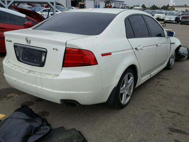 19UUA662X4A020073 - 2004 ACURA TL WHITE photo 4