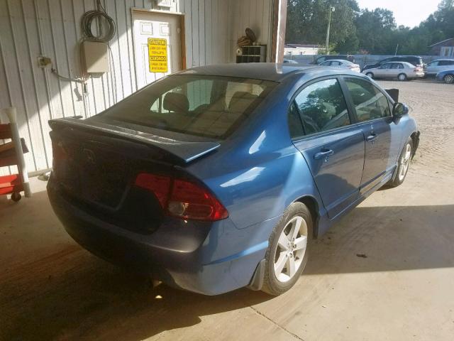 1HGFA16827L093155 - 2007 HONDA CIVIC EX BLUE photo 4