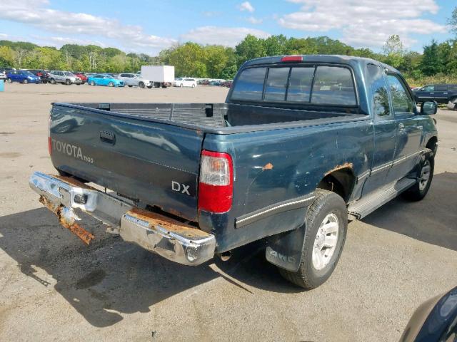 JT4VD22E6S0010761 - 1995 TOYOTA T100 XTRAC GREEN photo 4