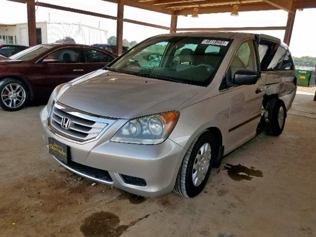 5FNRL38259B040773 - 2009 HONDA ODYSSEY LX GRAY photo 2