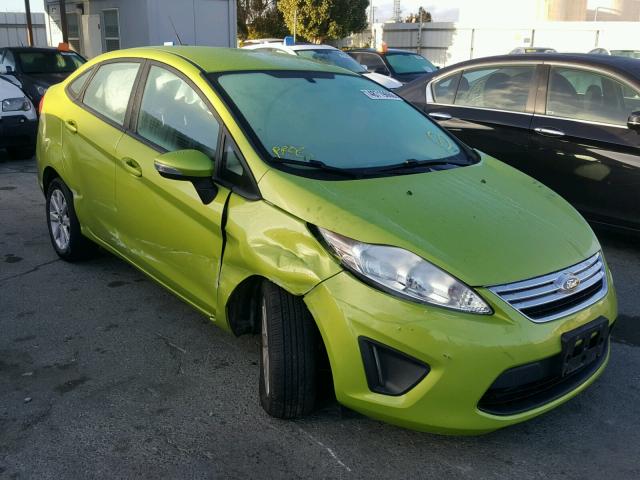 3FADP4BJ7DM159259 - 2013 FORD FIESTA SE GREEN photo 1