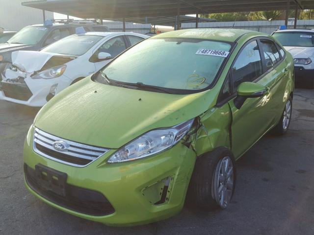 3FADP4BJ7DM159259 - 2013 FORD FIESTA SE GREEN photo 2