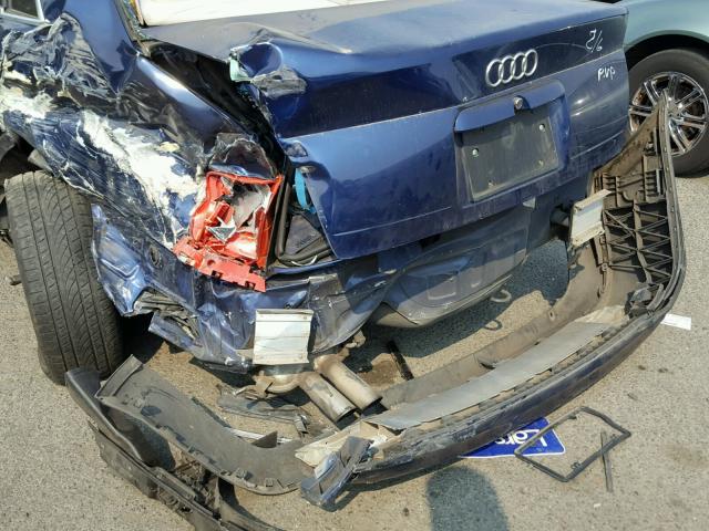 WAUDH68D0YA101031 - 2000 AUDI A4 2.8 QUA BLUE photo 9