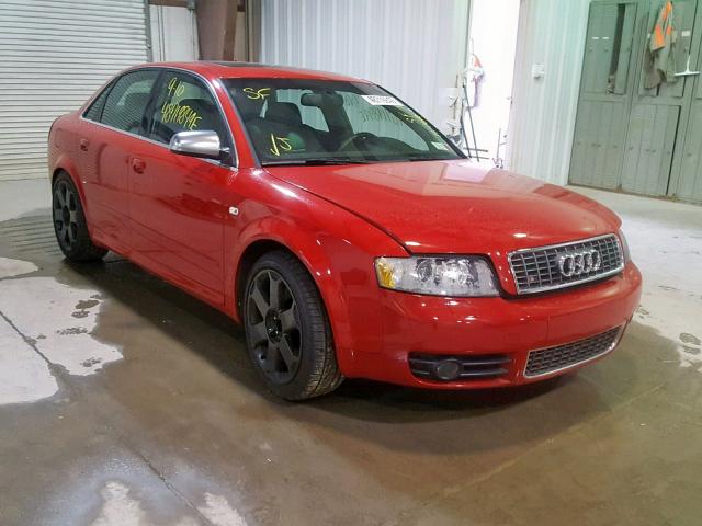 WAUPL68E85A085662 - 2005 AUDI S4 RED photo 1