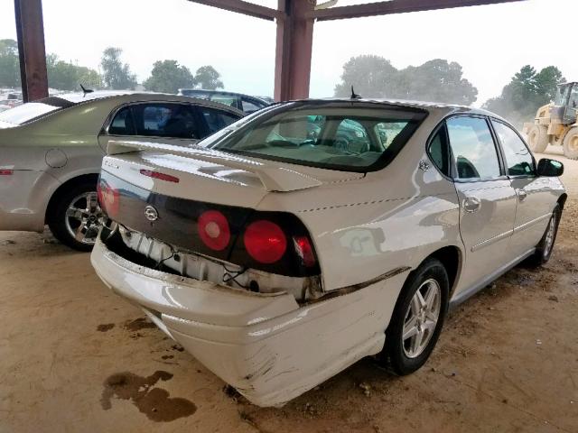 2G1WF52E559382093 - 2005 CHEVROLET IMPALA WHITE photo 4