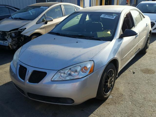 1G2ZF58B974212153 - 2007 PONTIAC G6 VALUE L SILVER photo 2