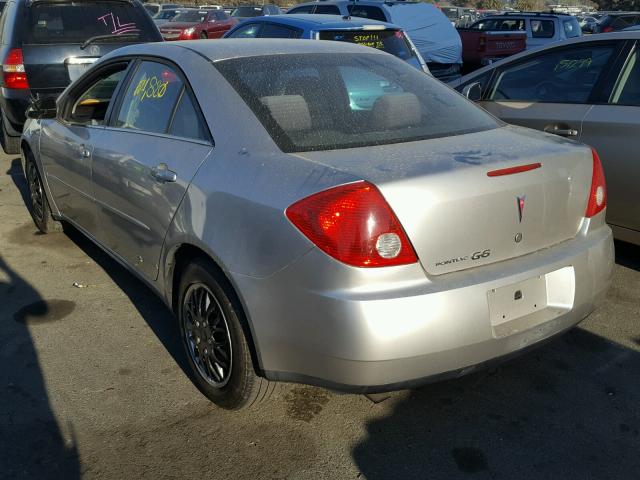 1G2ZF58B974212153 - 2007 PONTIAC G6 VALUE L SILVER photo 3