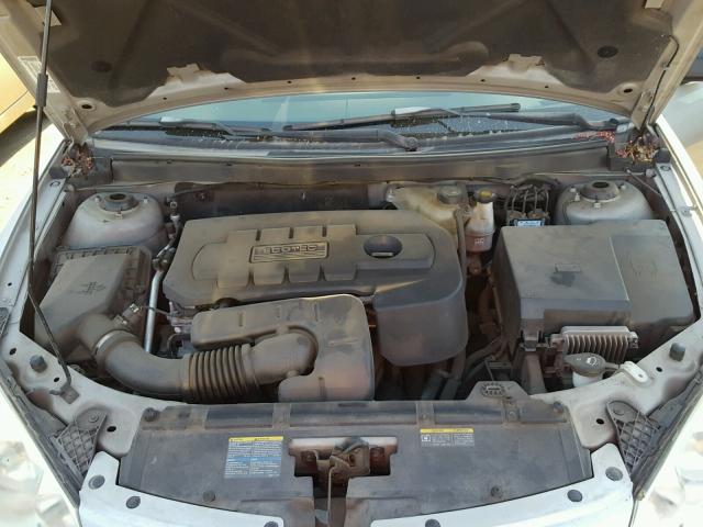 1G2ZF58B974212153 - 2007 PONTIAC G6 VALUE L SILVER photo 7