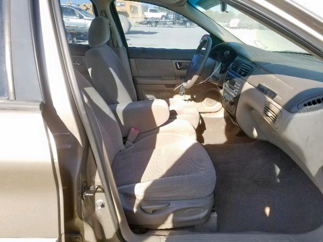 1FAFP55202A254405 - 2002 FORD TAURUS SES BEIGE photo 5