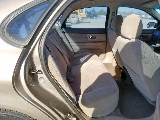 1FAFP55202A254405 - 2002 FORD TAURUS SES BEIGE photo 6