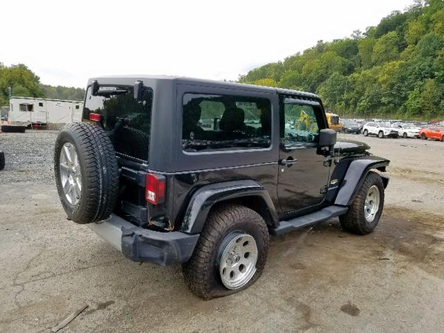 1C4AJWBG8DL667045 - 2013 JEEP WRANGLER S BLACK photo 4