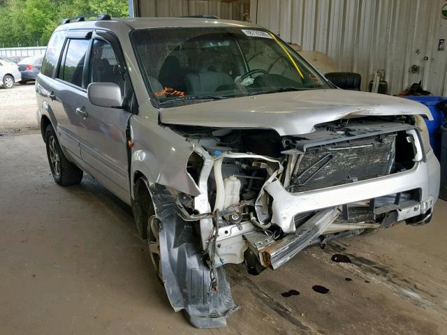 5FNYF18358B040870 - 2008 HONDA PILOT SE SILVER photo 1