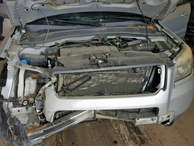 5FNYF18358B040870 - 2008 HONDA PILOT SE SILVER photo 7