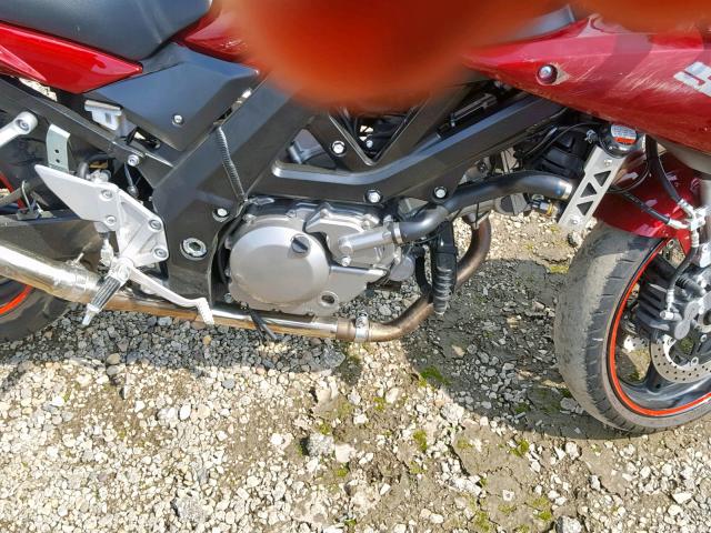 JS1VP53A972103820 - 2007 SUZUKI SV650 RED photo 7