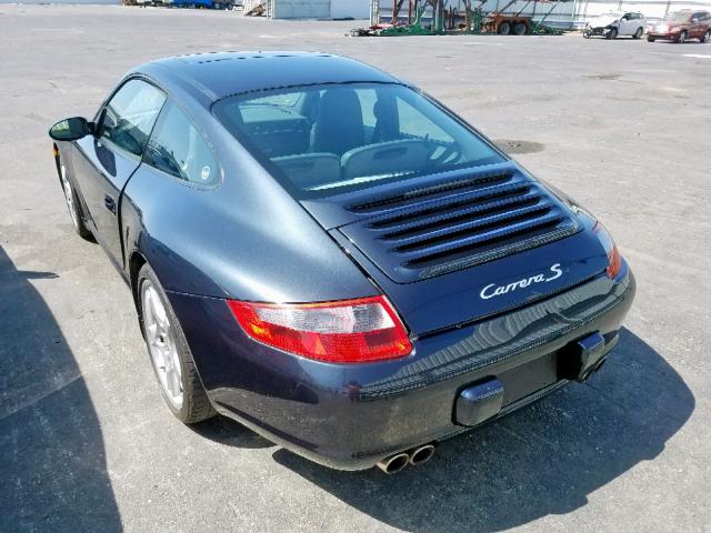 WP0AB29977S732510 - 2007 PORSCHE 911 CARRER BLUE photo 3