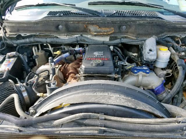 3D7KS28A58G222364 - 2008 DODGE RAM 2500 S შავი ფოტო 7