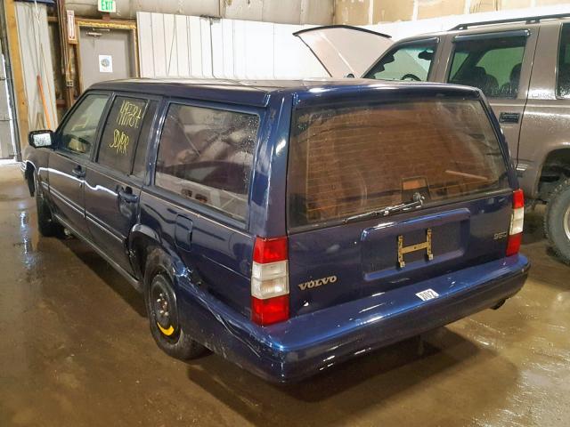 YV1KW9610S1019179 - 1995 VOLVO 960 BLUE photo 3