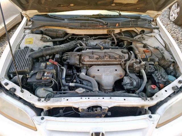 1HGCG56611A132568 - 2001 HONDA ACCORD EX WHITE photo 7