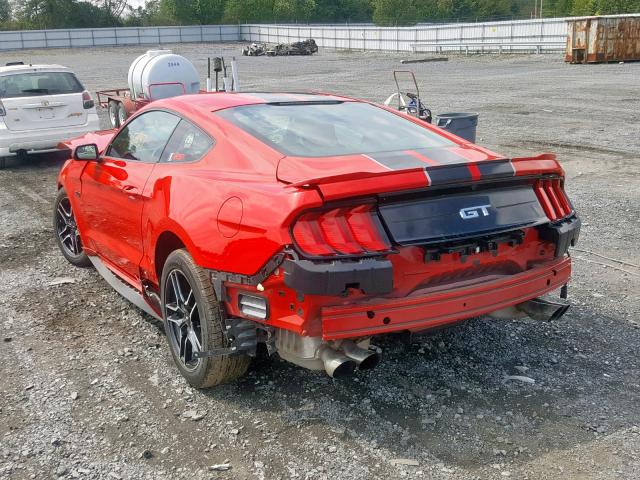 1FA6P8CF3J5129560 - 2018 FORD MUSTANG GT RED photo 3