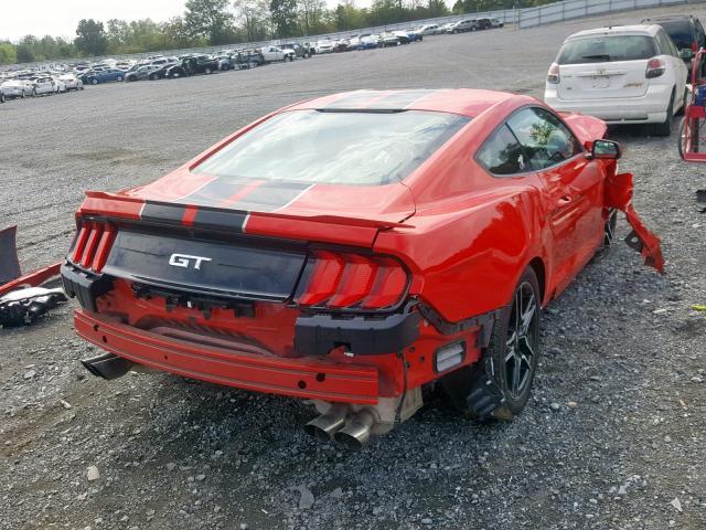 1FA6P8CF3J5129560 - 2018 FORD MUSTANG GT RED photo 4