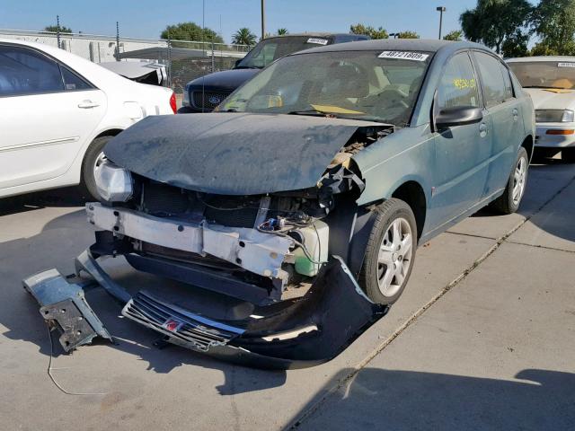 1G8AJ55F37Z170848 - 2007 SATURN ION LEVEL GREEN photo 2