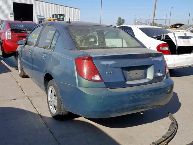 1G8AJ55F37Z170848 - 2007 SATURN ION LEVEL GREEN photo 3