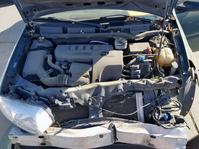 1G8AJ55F37Z170848 - 2007 SATURN ION LEVEL GREEN photo 7