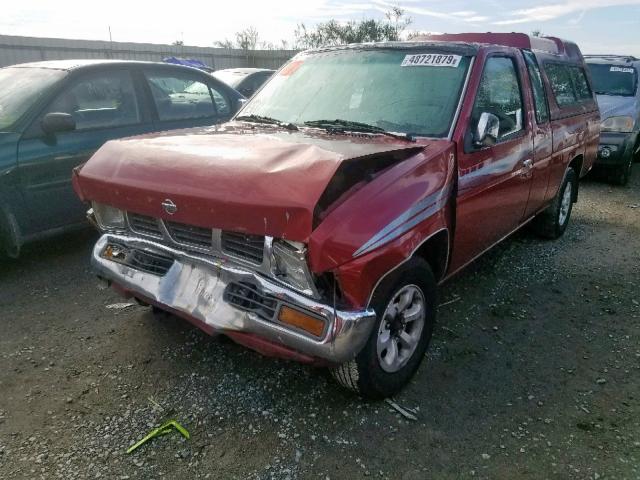 1N6SD16S3TC350508 - 1996 NISSAN TRUCK KING RED photo 2