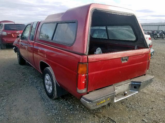 1N6SD16S3TC350508 - 1996 NISSAN TRUCK KING RED photo 3