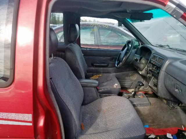 1N6SD16S3TC350508 - 1996 NISSAN TRUCK KING RED photo 5