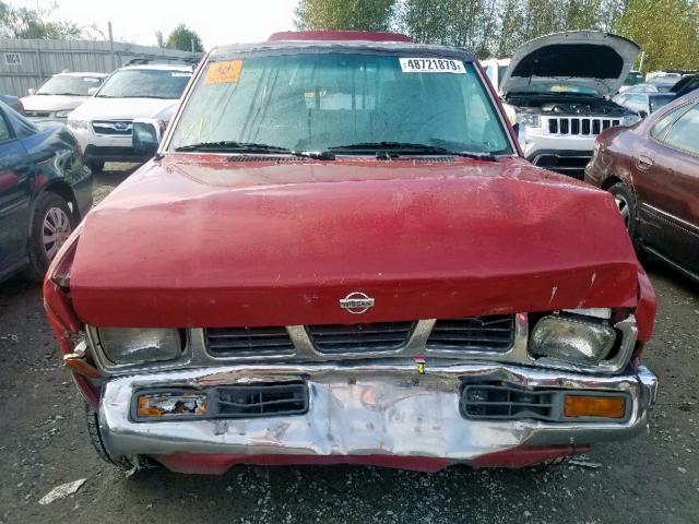 1N6SD16S3TC350508 - 1996 NISSAN TRUCK KING RED photo 7