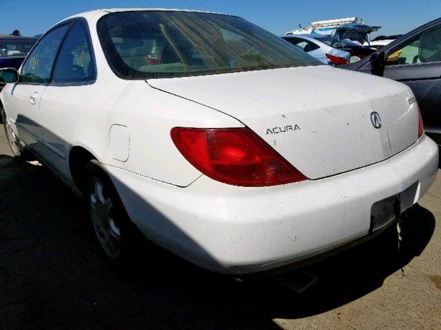 19UYA1154VL009436 - 1997 ACURA 2.2CL WHITE photo 3