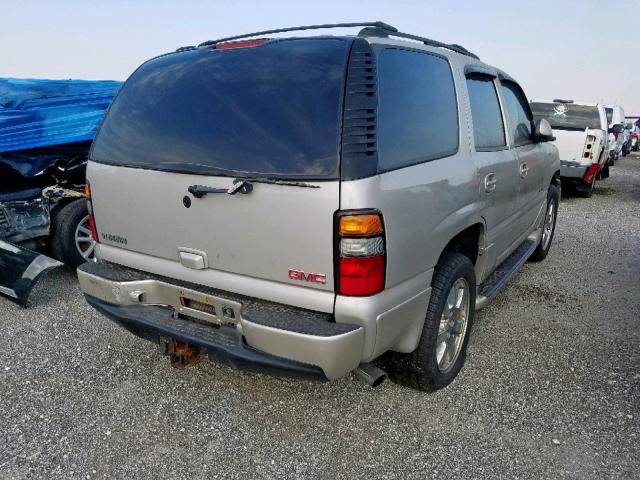 1GKEK63U75J133359 - 2005 GMC YUKON DENA TAN photo 4