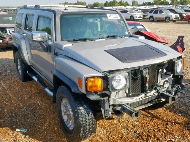 5GTDN13E578196652 - 2007 HUMMER H3 SILVER photo 1