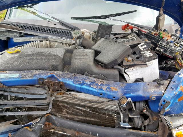 1B7GG22X0YS593181 - 2000 DODGE DAKOTA BLUE photo 7