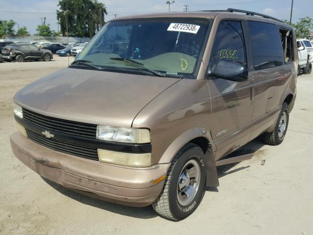 1GNDM19W5VB127929 - 1997 CHEVROLET ASTRO BROWN photo 2