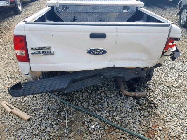 1FTZR14U78PA79010 - 2008 FORD RANGER SUP WHITE photo 9