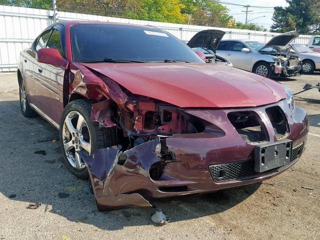 2G2WC58C261207195 - 2006 PONTIAC GRAND PRIX RED photo 1