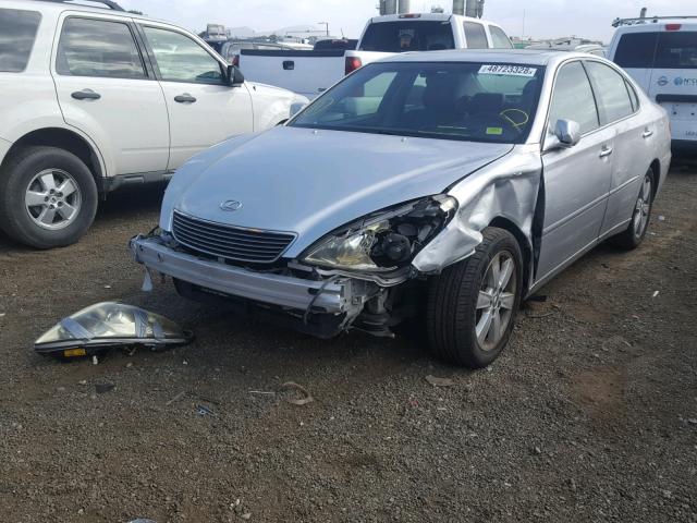 JTHBA30G855062792 - 2005 LEXUS ES 330 SILVER photo 2