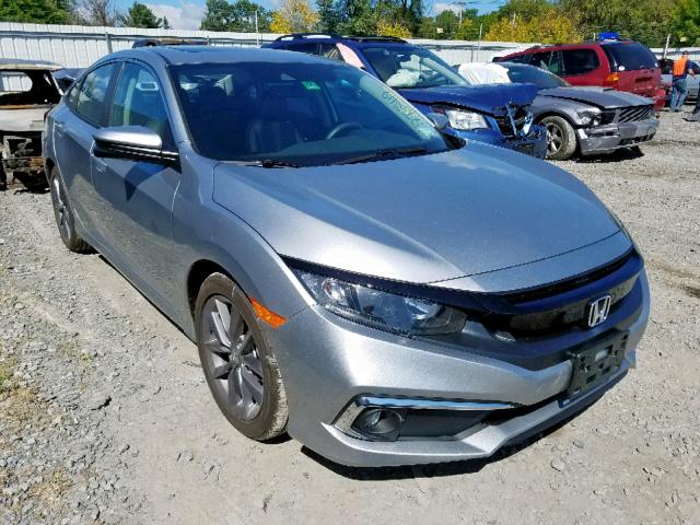 19XFC1F73KE211683 - 2019 HONDA CIVIC EXL 银色 照片 1